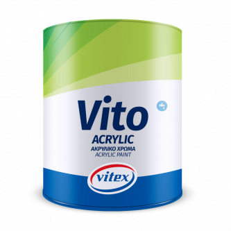 Vitex Vito Acrylic - emulzná akrylátová fasádna farba, umývateľná biela 3L